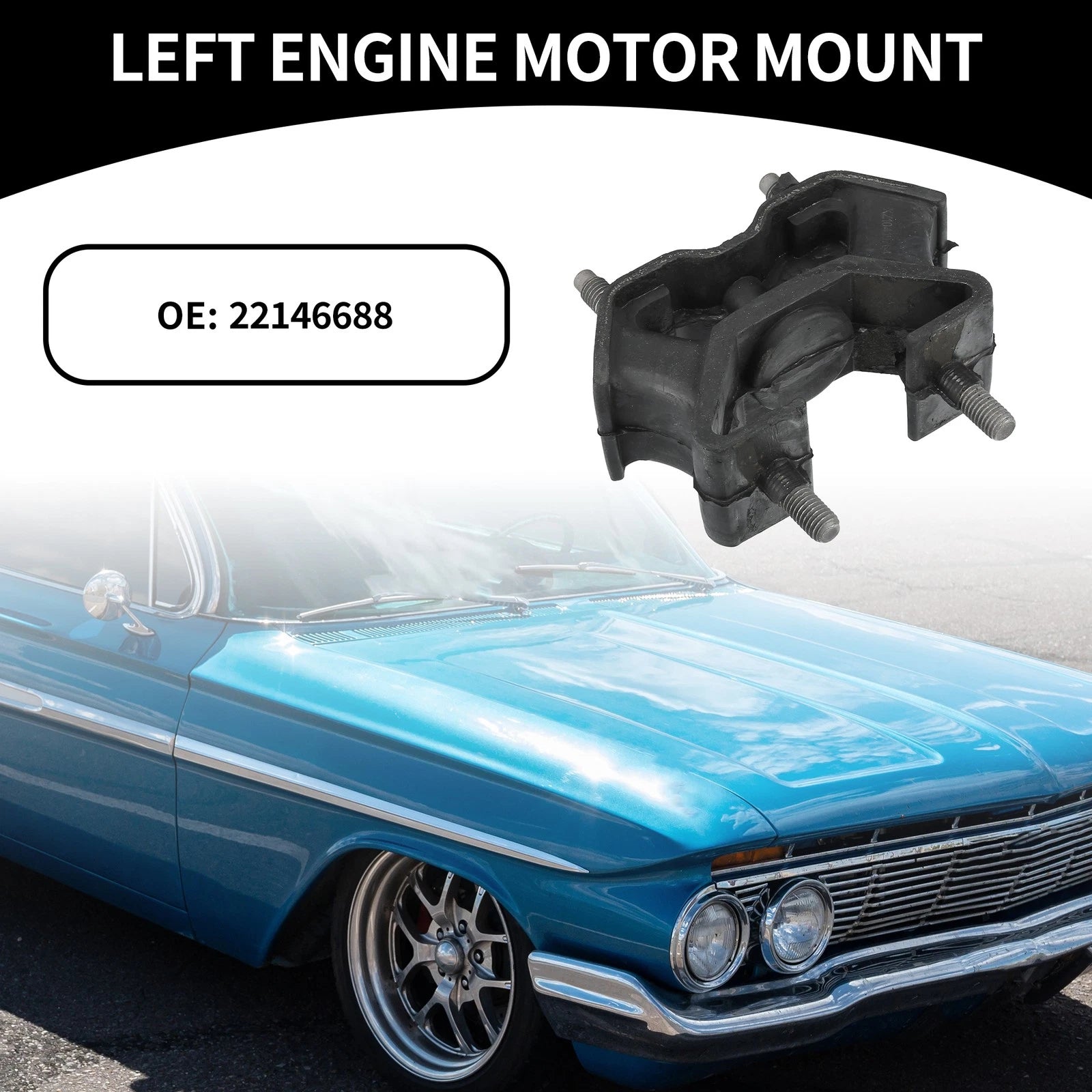 Engine Motor Mount & Transmission Mount for Chevrolet Impala (2000–2011) 767153976841