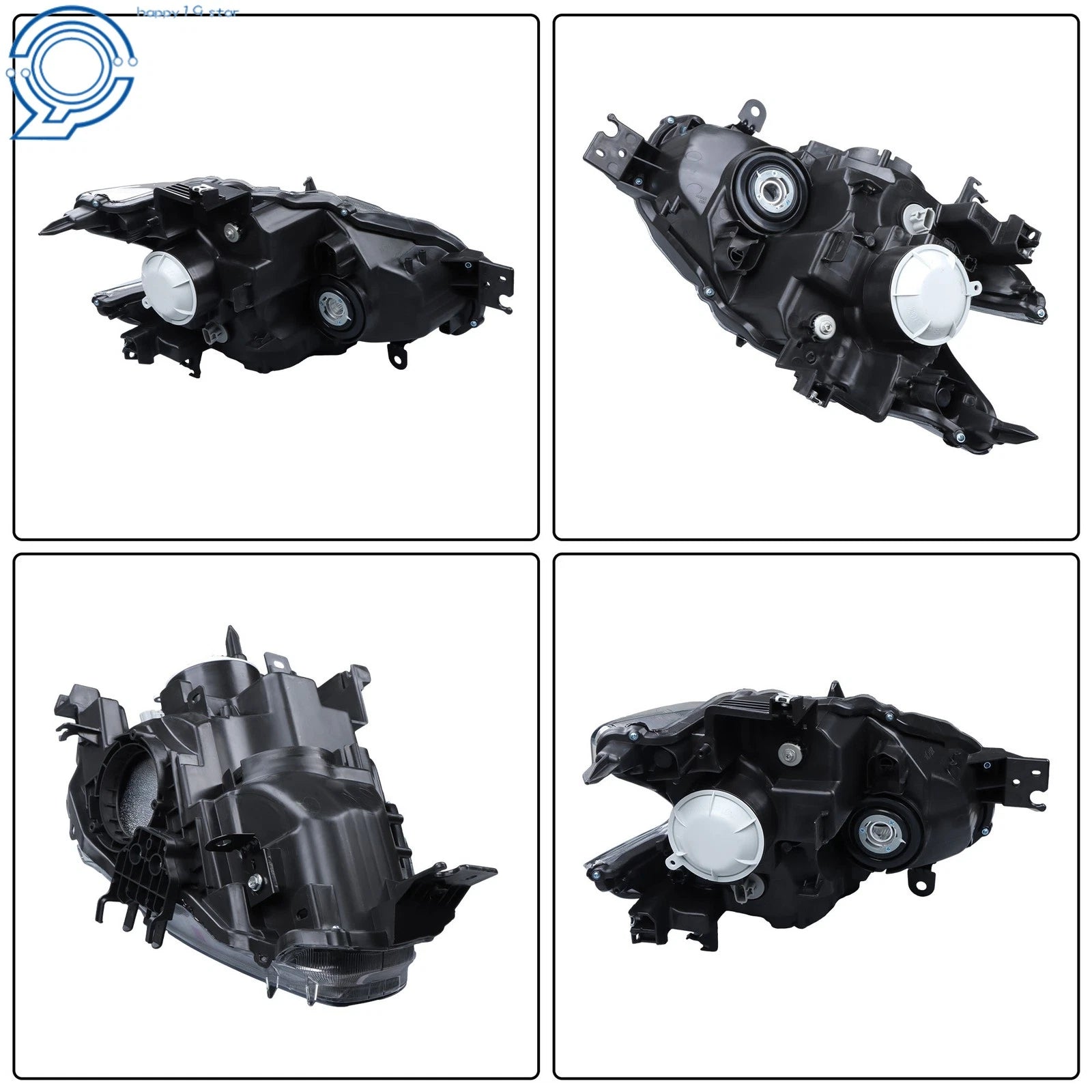 HID Headlight for Nissan Maxima (2011-2014) Left Dark Grey
