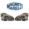 2X Headlight Assemblies for Mercedes W204 C350 (Halogen, OEM)