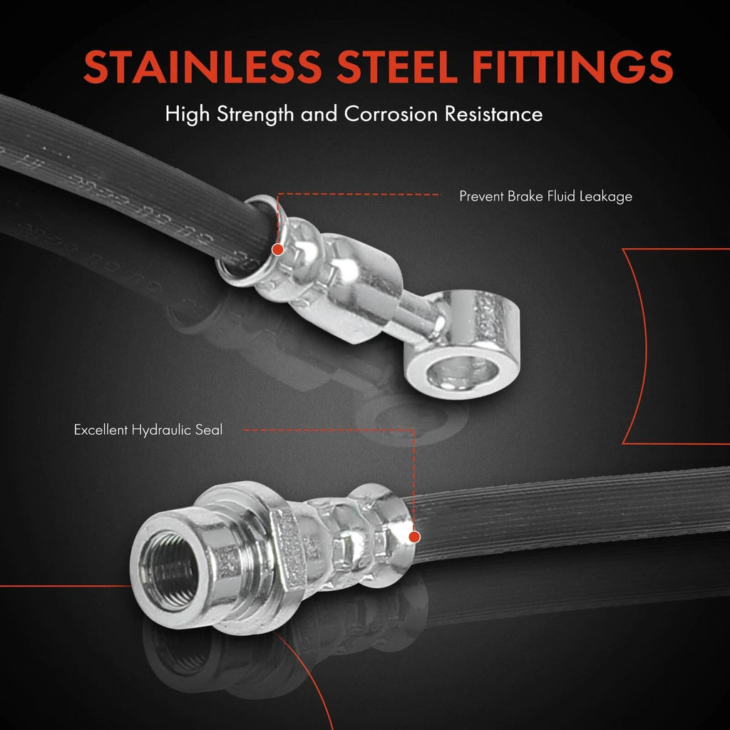 Front Brake Hydraulic Hose for Mitsubishi Endeavor (2004–2008, 2010–2011)