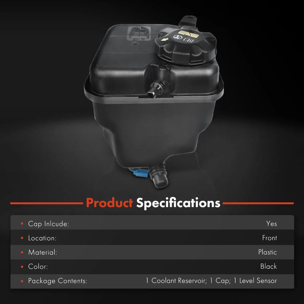 Engine Coolant Reservoir Tank w/ Cap for BMW X1 E84 E90/E92/E93 335i (2011–2013)