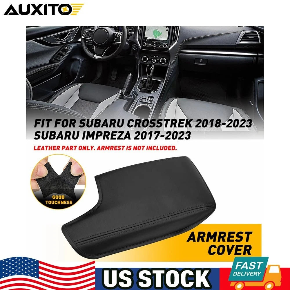 Armrest Cover for Subaru Crosstrek Impreza (2017–2023) Leather