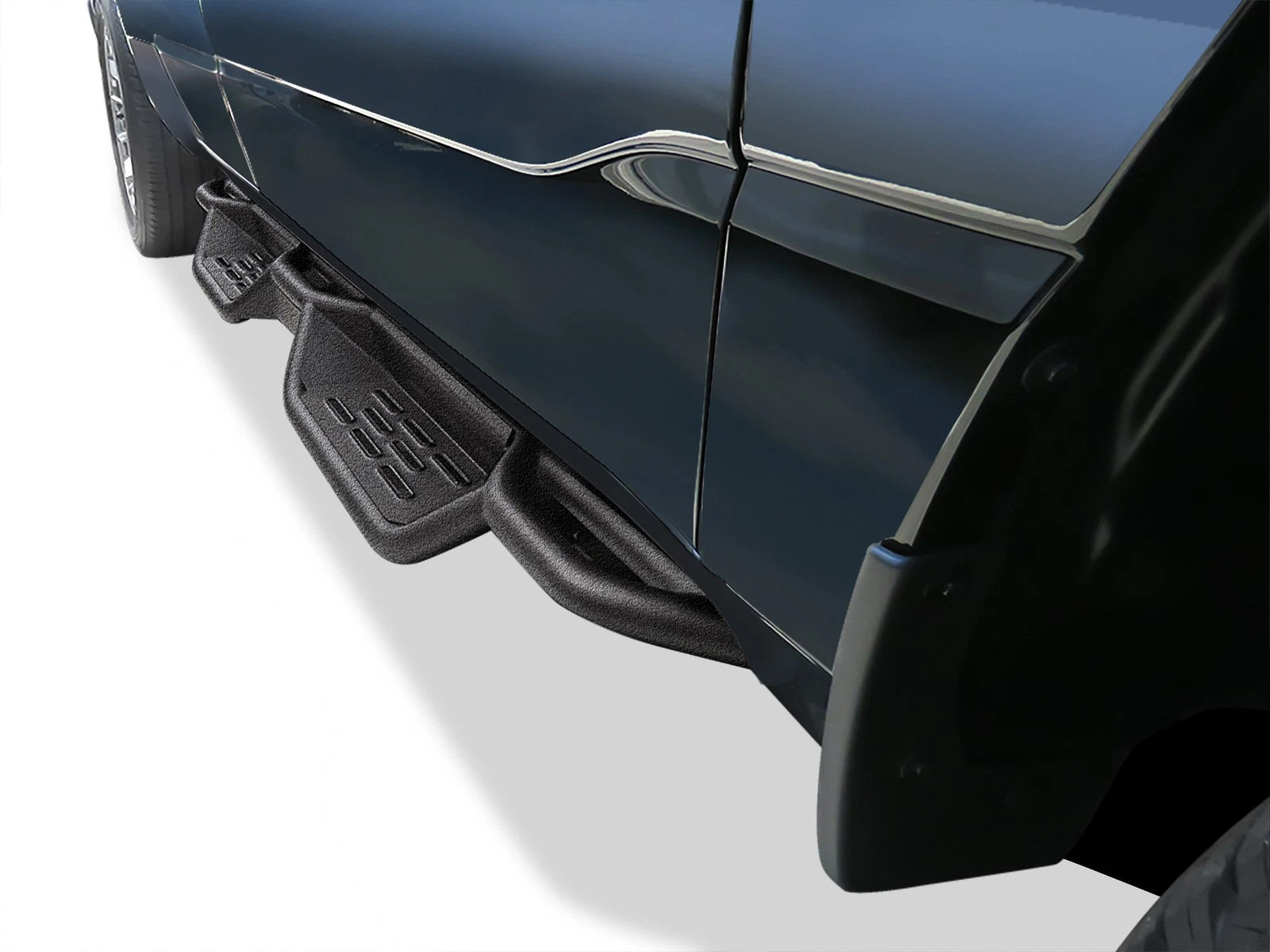 Set of 2 Black Side Step Nerf Bars for Dodge Ram 1500 (2019–2026)