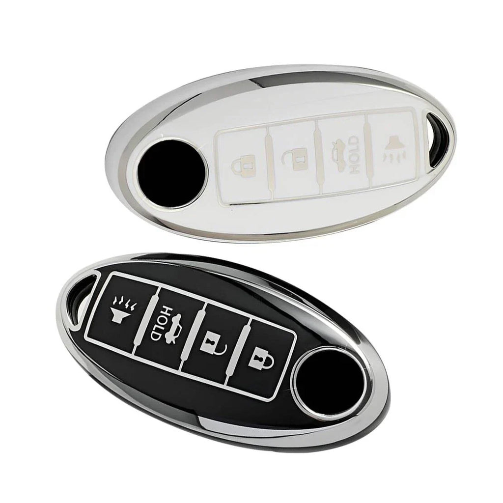 TPU 4 Button Key Cover Case for Nissan Rogue, Sentra, Juke, Leaf, Micra