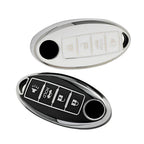TPU 4 Button Key Cover Case for Nissan Rogue, Sentra, Juke, Leaf, Micra