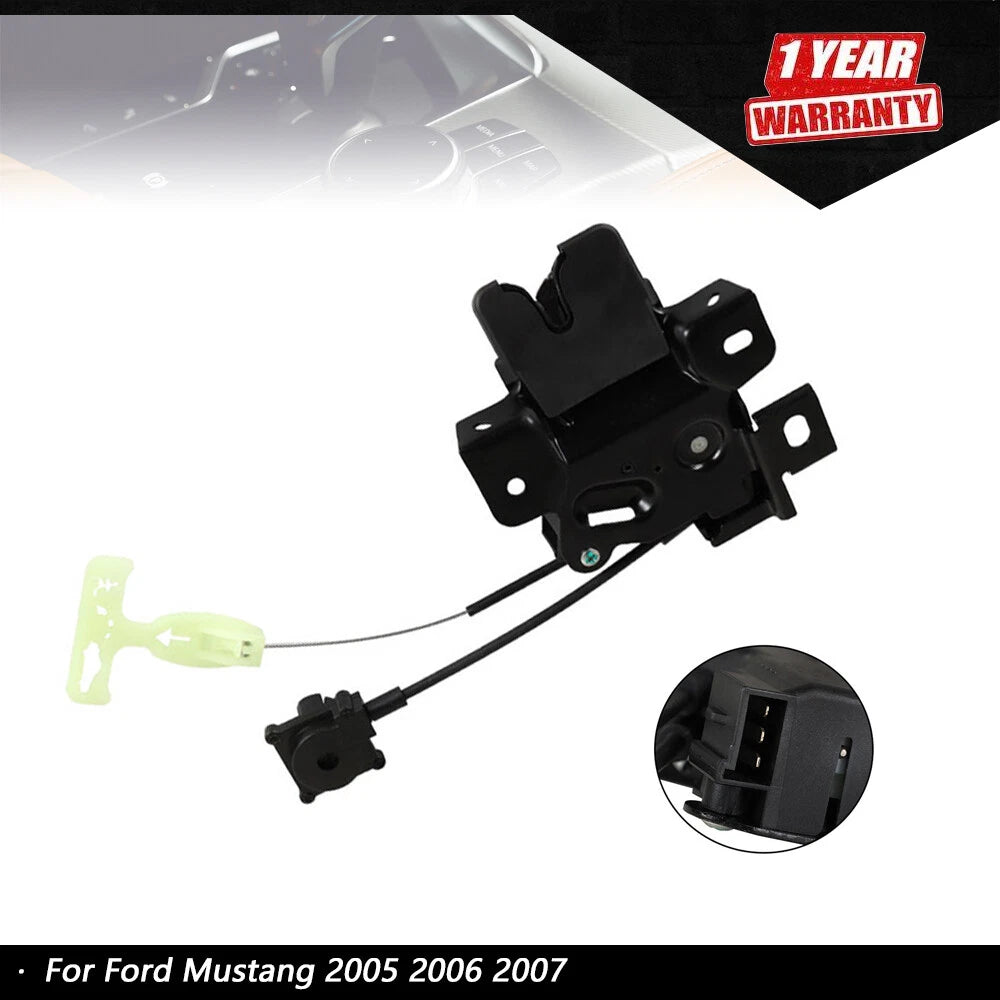 Tailgate Trunk Deck Lid Latch Lock with Cable for Ford Mustang (2005–2007)