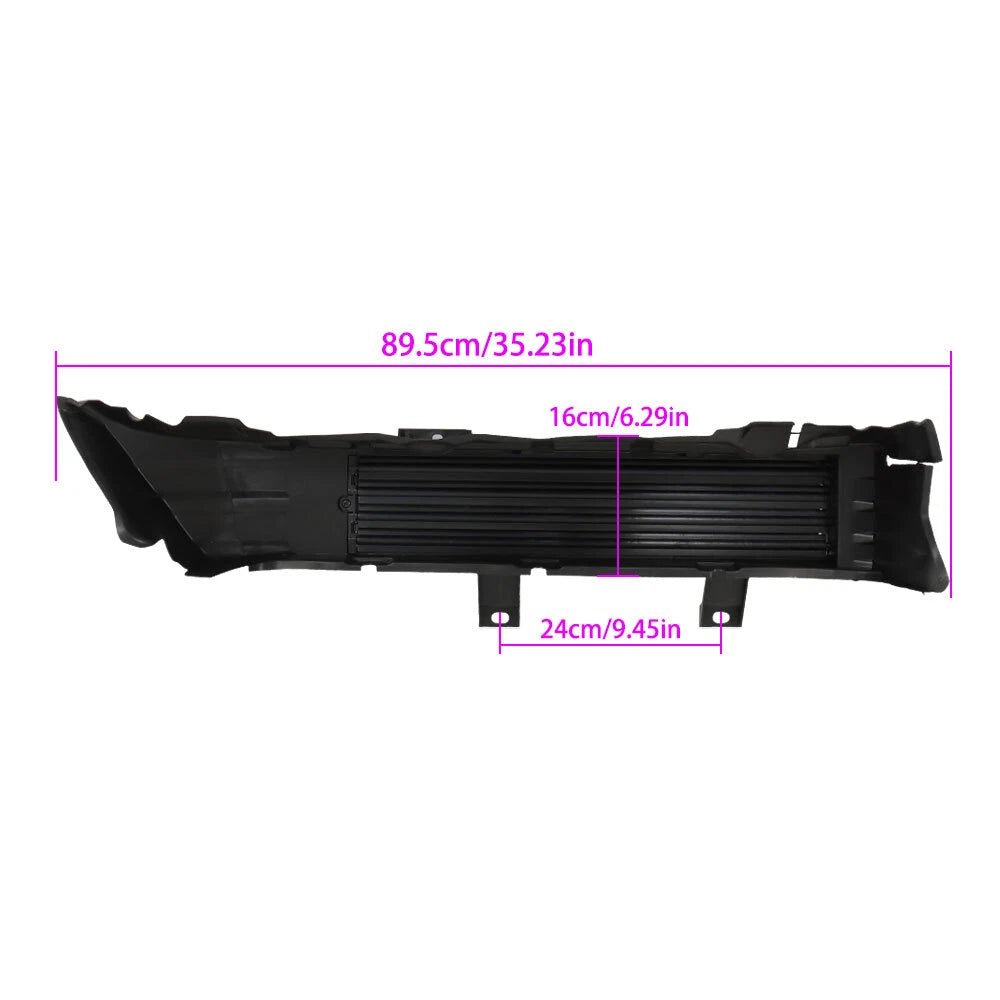 Radiator grille shutter with actuator for Nissan Sentra (2020–2023)