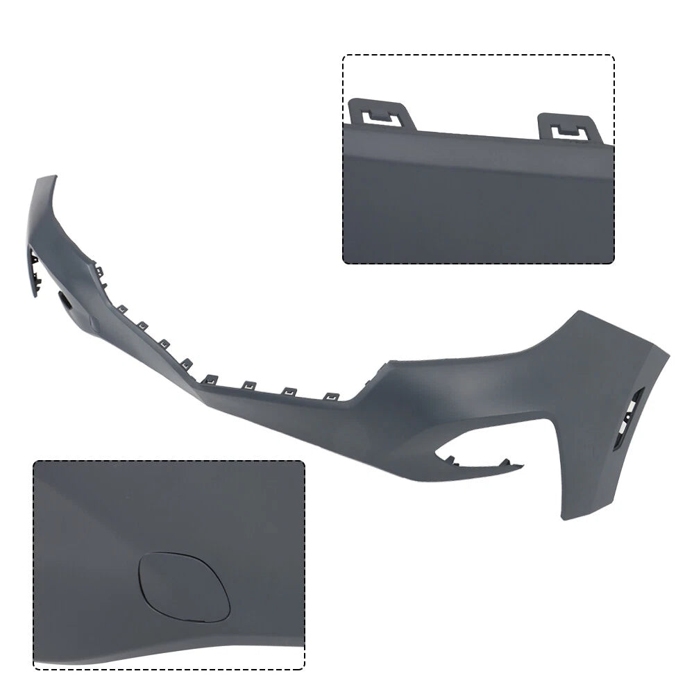 Primed Front Upper Bumper Cover for Chevrolet Equinox (2022–2023)