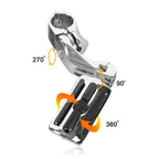Engine Guard Crash Bar Footpegs for Harley Street Road Glide (2009-2024)