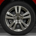 18x8 Factory Wheel (Bright Medium Silver Full Face) for 2017-18 Honda Ridgeline