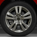 18x8 Factory Wheel (Bright Medium Silver Full Face) for 2017-18 Honda Ridgeline