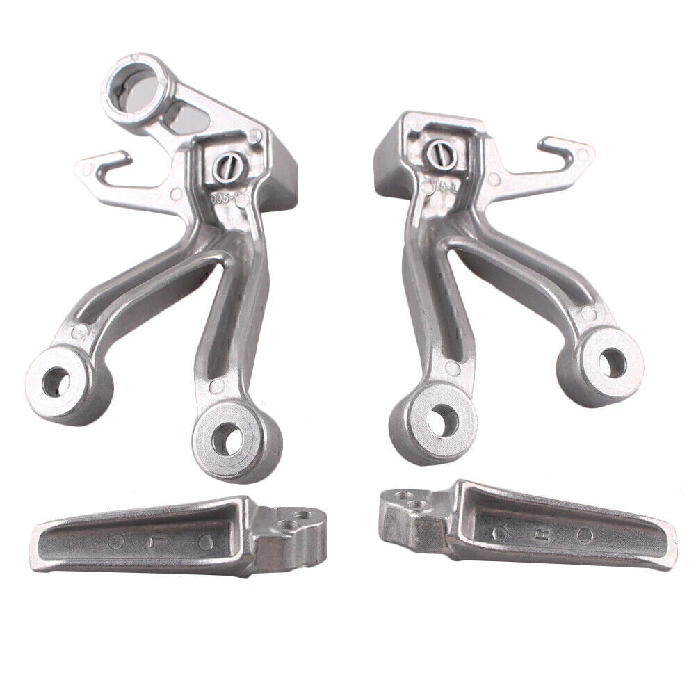 Passenger Rear Footpegs Footrests Brackets for Suzuki GSXR1000 (2003–2004)