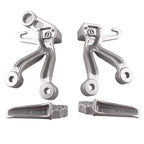 Passenger Rear Footpegs Footrests Brackets for Suzuki GSXR1000 (2003–2004)