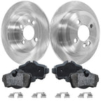 Rear Brake Disc Rotors and Pads Kit for Mini Cooper (2007–2015)