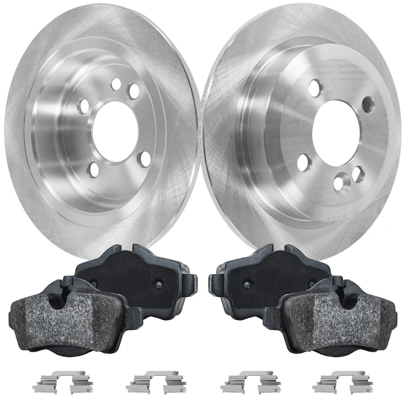 Rear Brake Disc Rotors and Pads Kit for Mini Cooper (2007–2015)