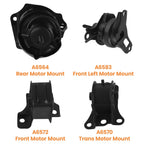 4Pcs Motor & Auto Trans Mount Set for Honda Accord 2.3L (1998–2002) A6572 A6583