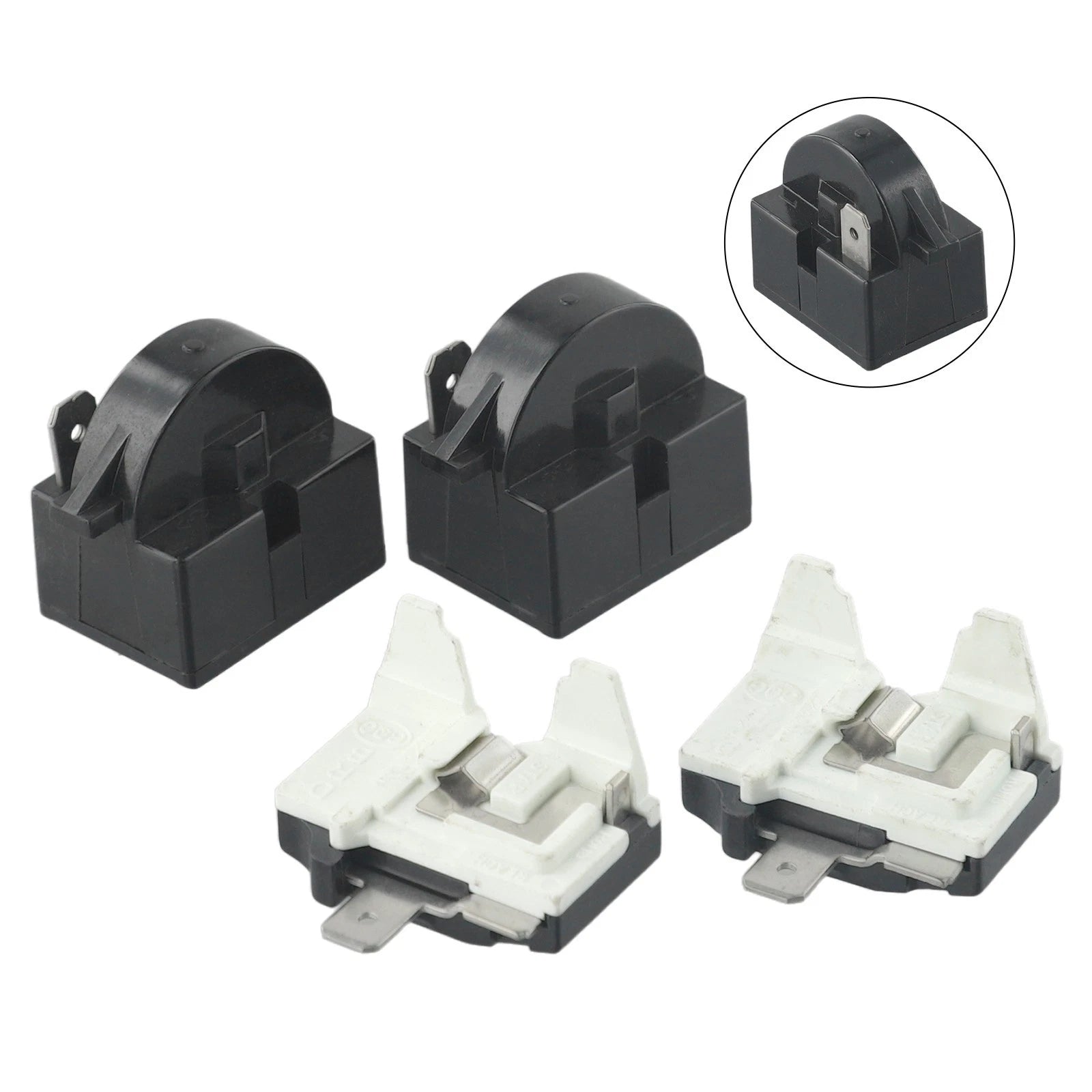 Relay and Compressor Overload Protector Set for Compact Refrigerator
