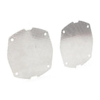 Chrome Front Fairing Mesh Speaker Grilles for Harley Dresser FLH/T Electra Glide