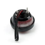 Round Motorcycle Tail Brake Light for Bobber Chopper (Custom Black)