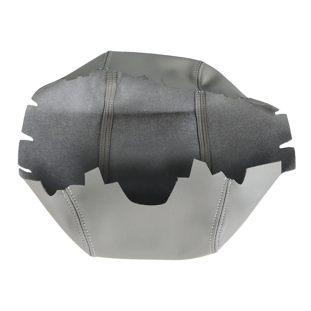Leather Center Console Lid Armrest Cover for Dodge Durango (2011-2019) Gray