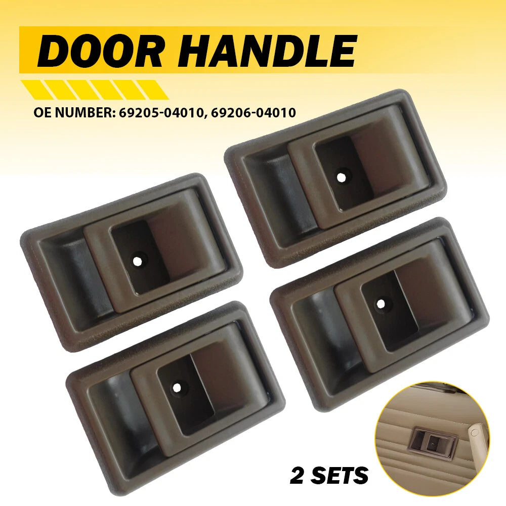 Set of 4 Brown Door Handles for Toyota Tacoma 4Runner (1995–2000)