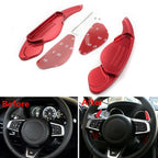 Alloy Steering Wheel Shift Paddle Extensions for Land Rover Jaguar