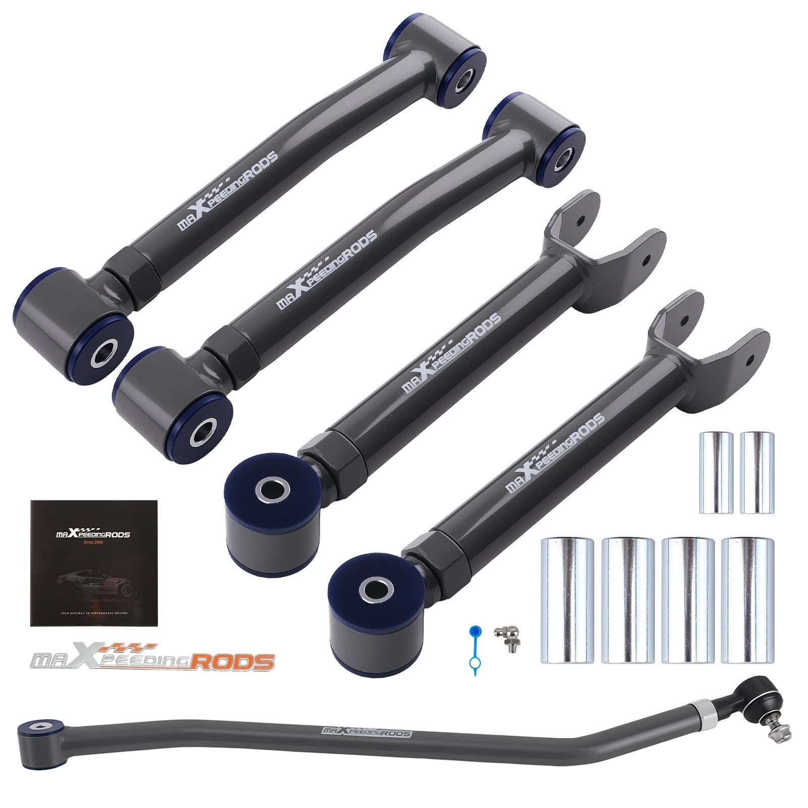 Front Adjustable Control Arms + Track Bar 1.5"-4.5" for Jeep Cherokee XJ (1984–2001)