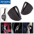 Pair of Leather Bucket Seat Belt Guide Holders for JDM Vehicles