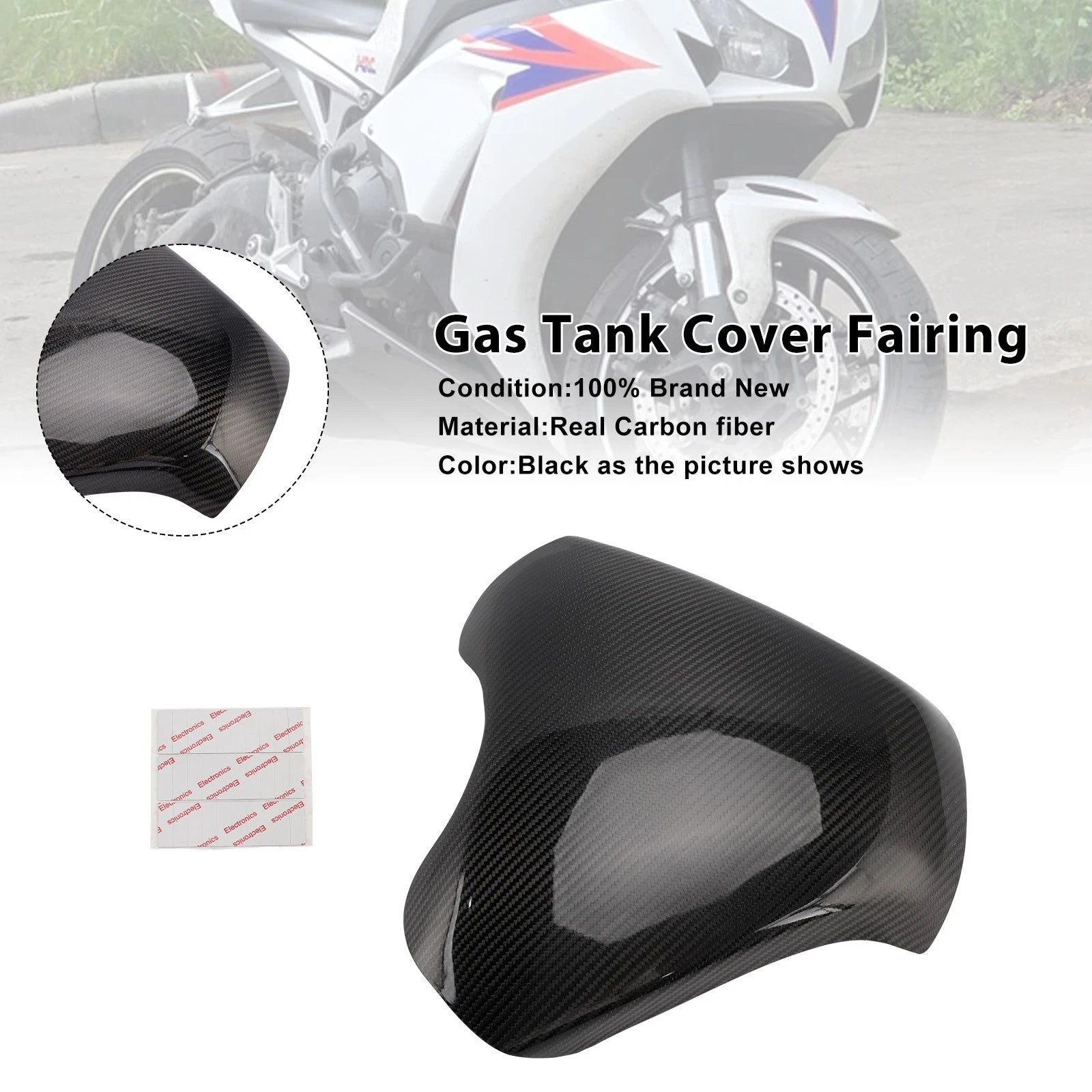 Carbon Fiber Tank Cover Fairing for Honda CBR1000RR (2012–2016)