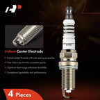 Iridium & Platinum Spark Plugs for Honda Civic, Saab 9-3 (1988â1991)