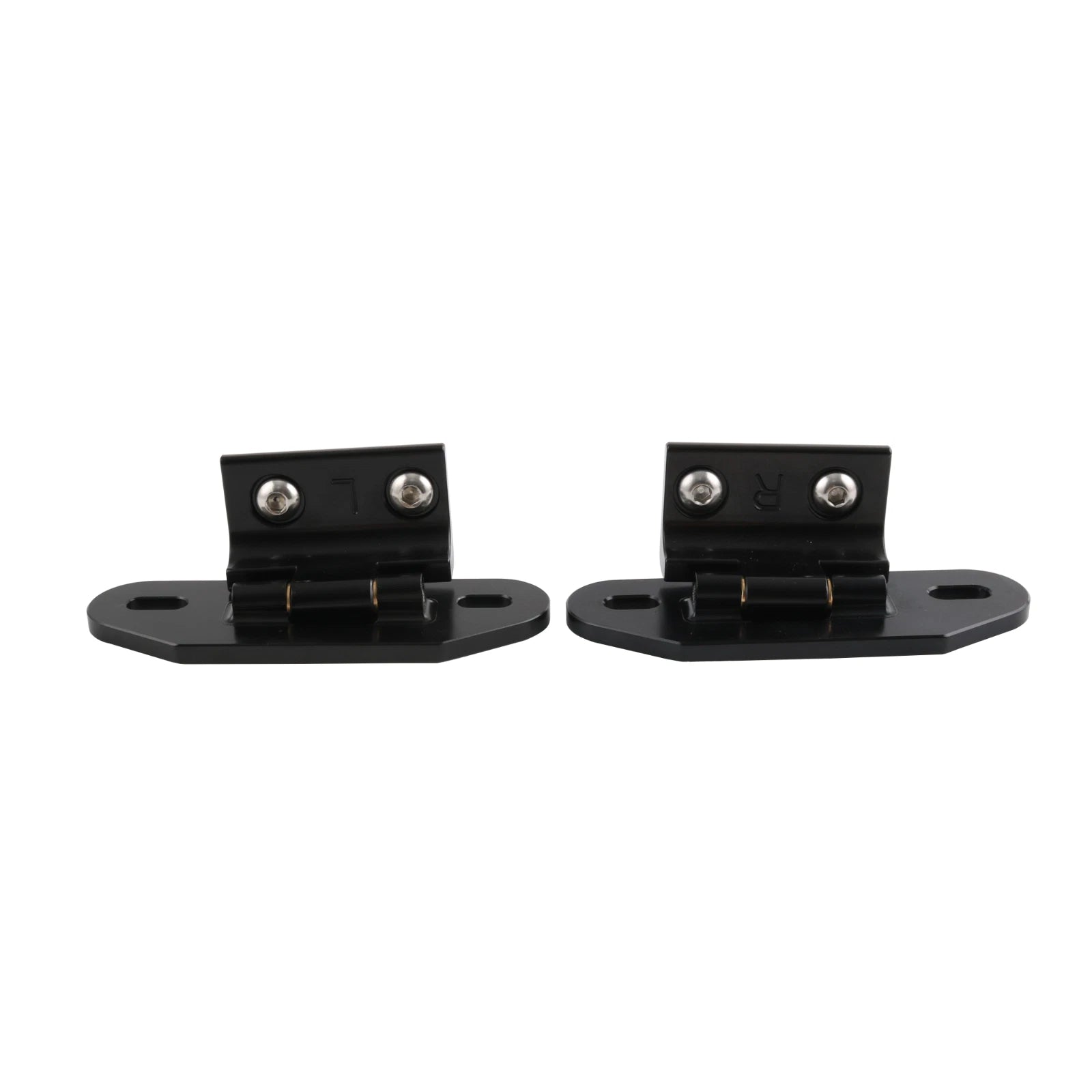 Pair Black Rear Hatch Hinges for Camaro/Firebird (1982–1992) Billet Aluminum