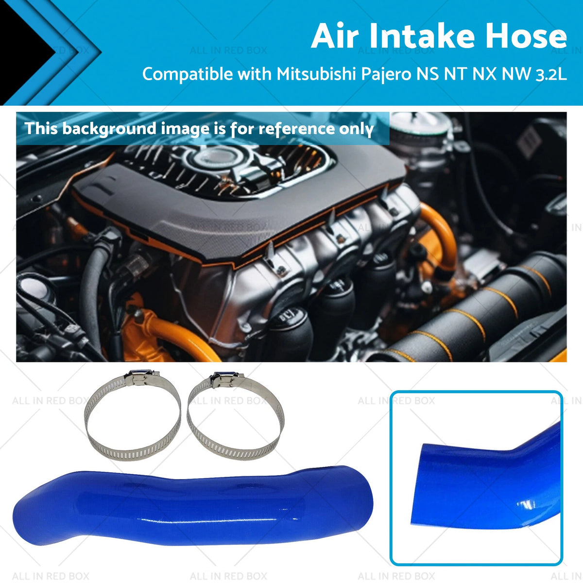 Turbo Intercooler Intake Hose for Mitsubishi Pajero (2000–2006) 1505A361