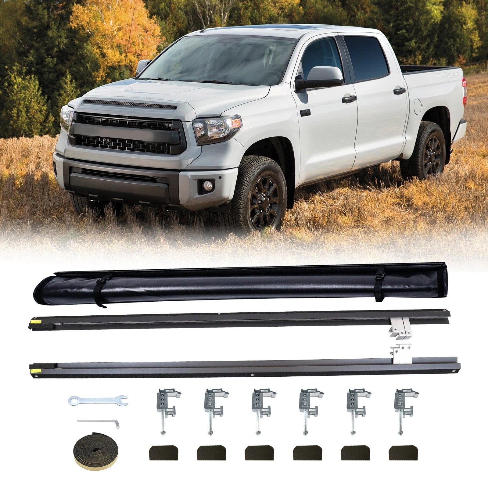 6.5FT Roll Up Tonneau Cover for Toyota Tundra (2014–2022)
