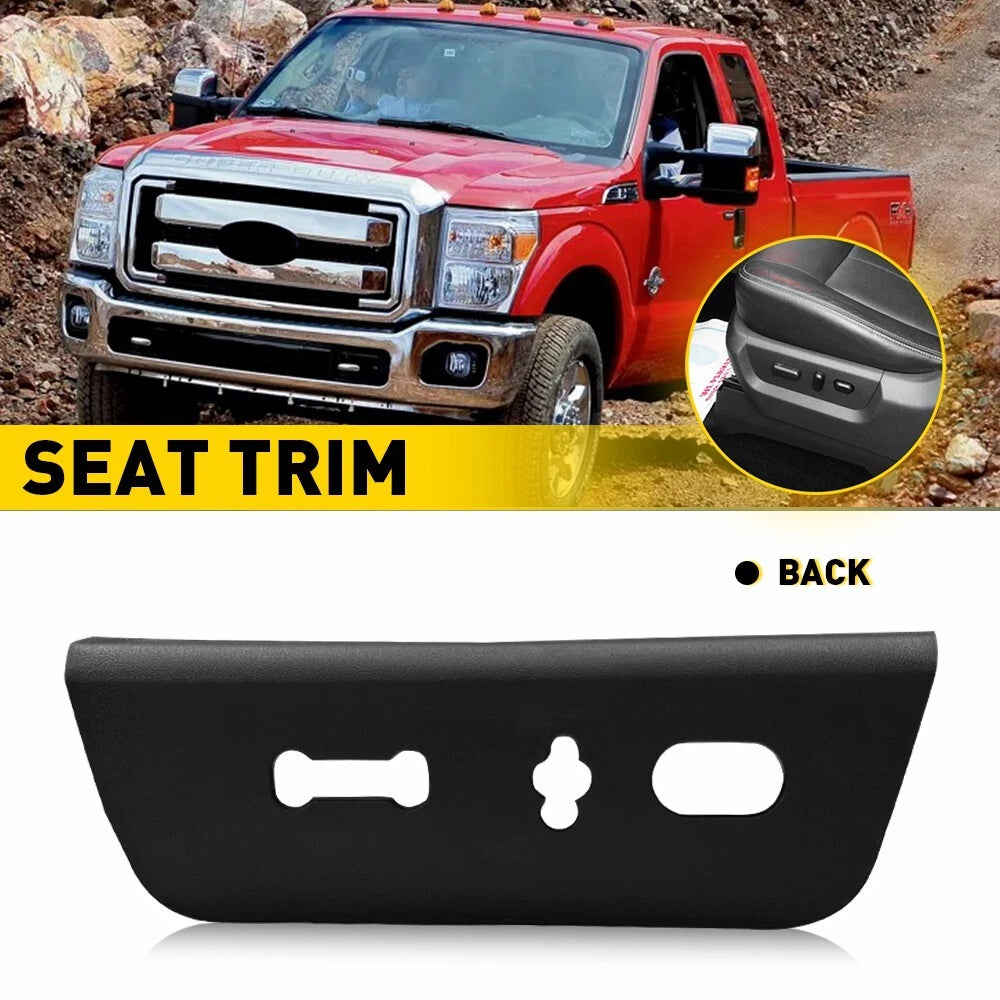 Driver Seat Adjustment Bezel for Ford Super Duty (2011–2016) Black