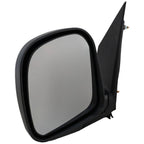 Manual Mirror for Chevrolet Express 3500 (1996–2002) Left Fold Textured