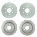 Set of 2 Bosch QuietCast Vented Disc Brake Rotors for GMC (305mm & 324.9mm)