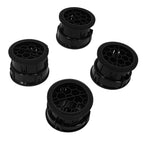 Set of 4 Lacquer Black Dashboard AC Heater Vents for Ford F150