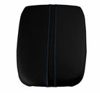 Console Lid Armrest Cover for Acura TLX (2015–2020) Carbon Fiber Blue Stitch