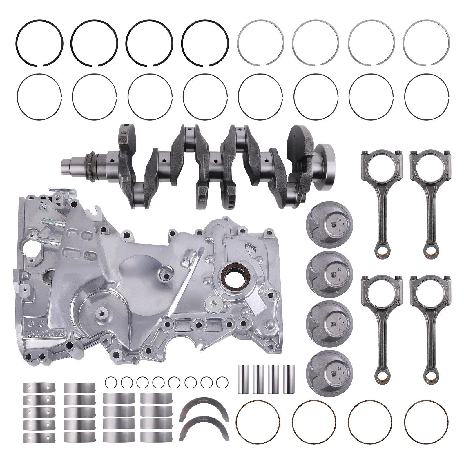 Crankshaft ConRods Pistons Bearings Kit for Hyundai Elantra (2007–2011)