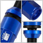 Set of 20 Closed End Lug Nuts M14x1.5 for J2 (Aluminum Blue)