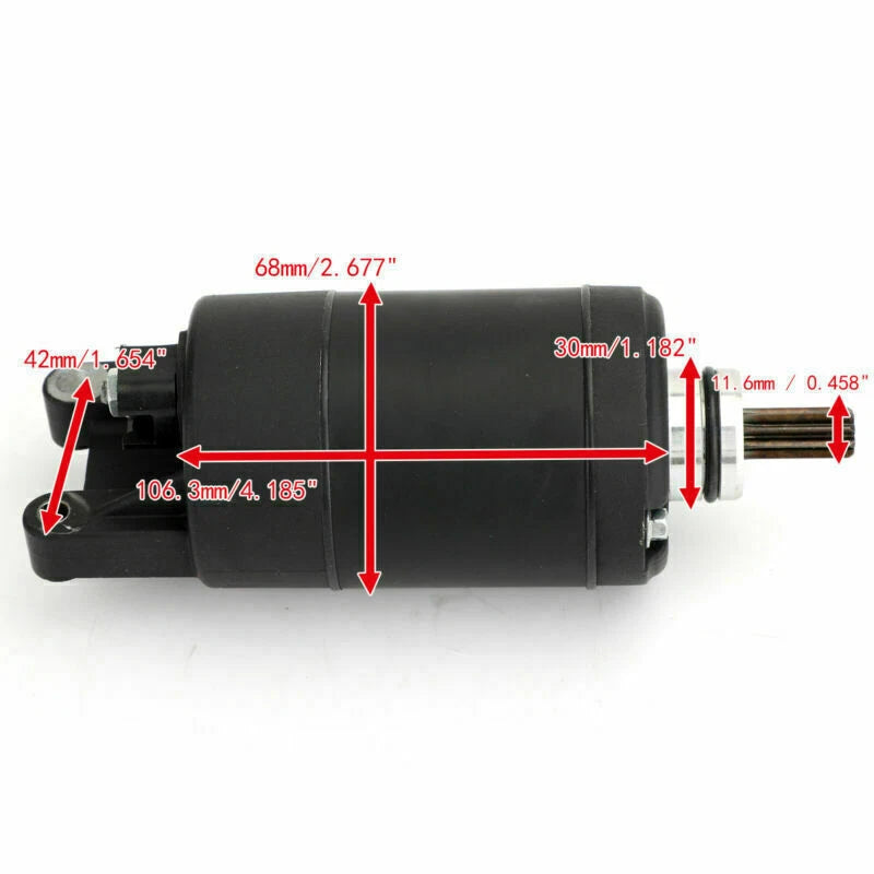Starter 9-Spline for Honda VT1300 C Stateline Sabre Interstate Fury (2010–2017)