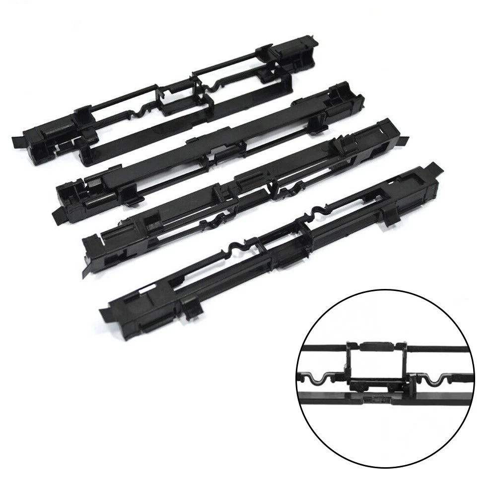 Set of 4 Roof Covers for Car (13125719, 5187878, 5187915) Black