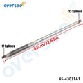 Drive Shaft Long for Mercury Marine Outboard 65-125HP (45-43031A1)