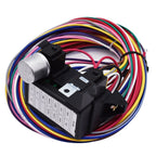 12 Circuit Universal Wire Harness for Street Hot Rat Muscle Car (14 Fuse, 12V)