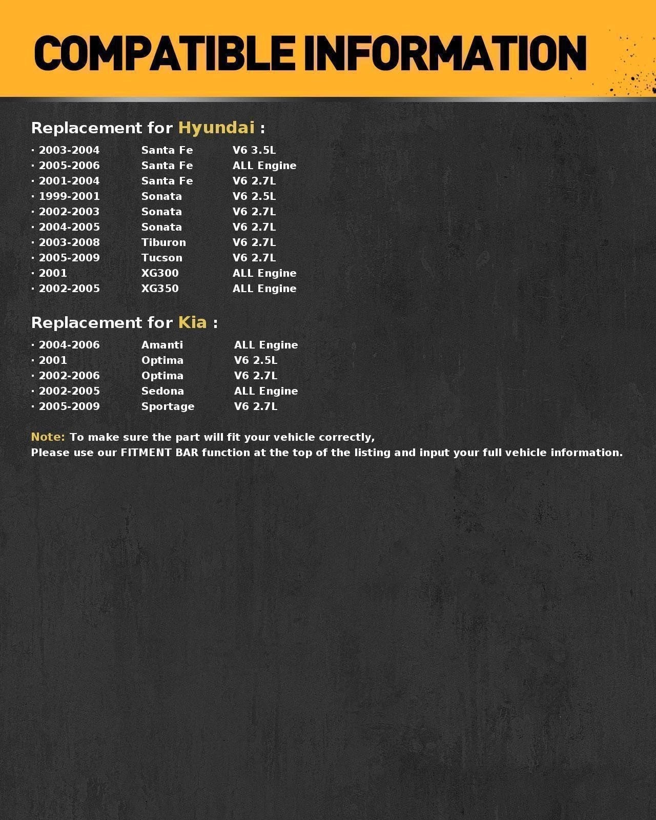 New Starter for Hyundai Santa Fe 2.7L (2001–2004)