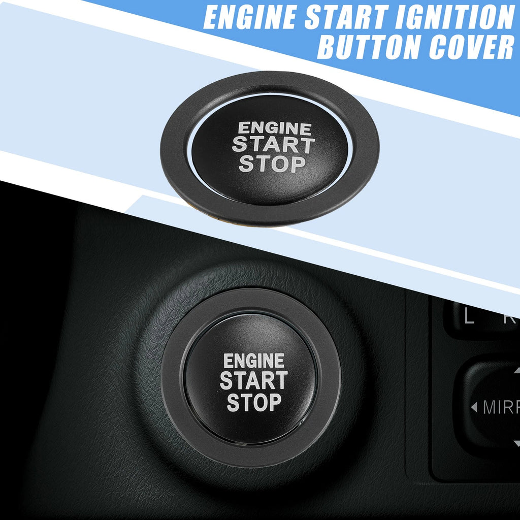 Start Stop Ignition Button Cover Decal for Toyota Camry Prius RAV4 Corolla (2012–2023)