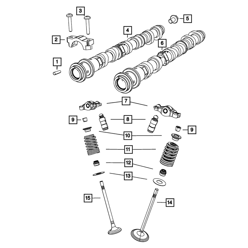 Rocker Arm & Lifter Kit for Chrysler Dodge Jeep Ram 3.6L (2011–2019)