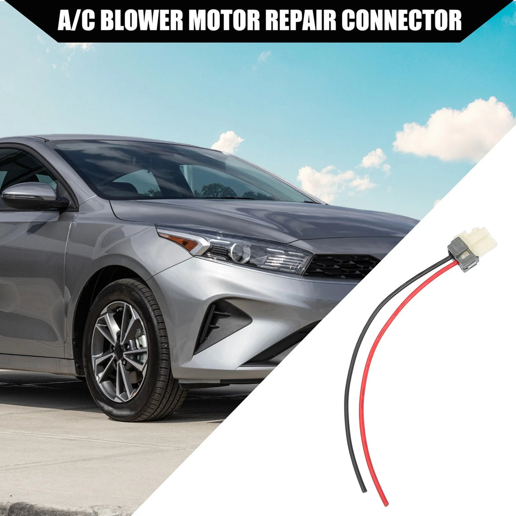 Blower Motor Connector Wire Harness with 2 Terminals for Kia Forte 