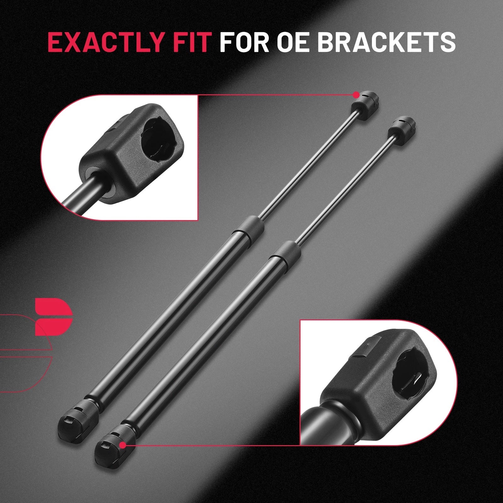 100Lb Rear Window Gas Strut for 18" Ford C-Series (2010-2020)