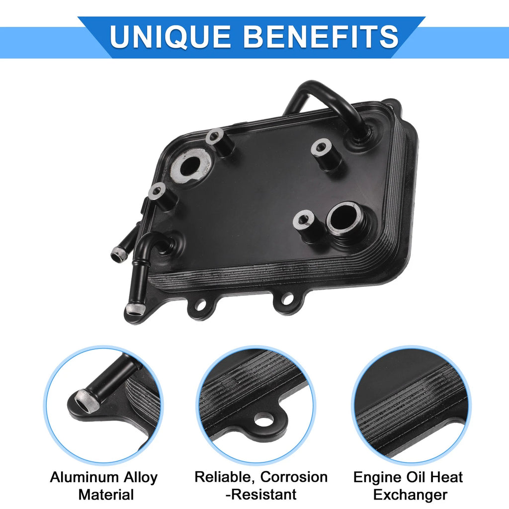 Engine Oil Cooler for Hyundai Sonata, Palisade (No. 256201U500)